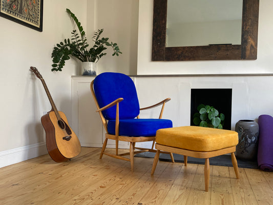 One Colour - Choice of Colours - Ercol Windsor 205 Square Footstool