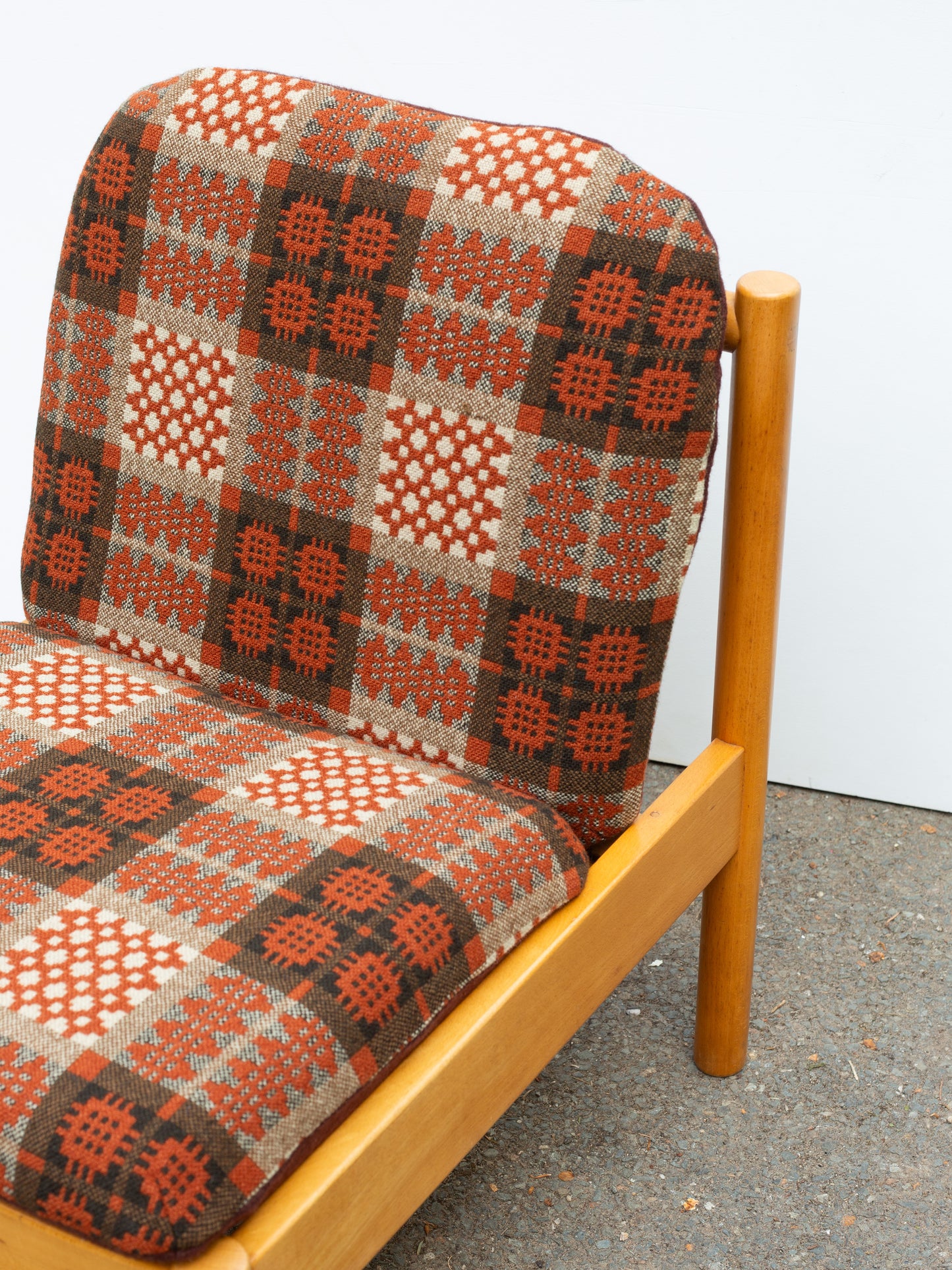 Ercol Blonde 747 Lounge Chair - Welsh Tapestry - Browns
