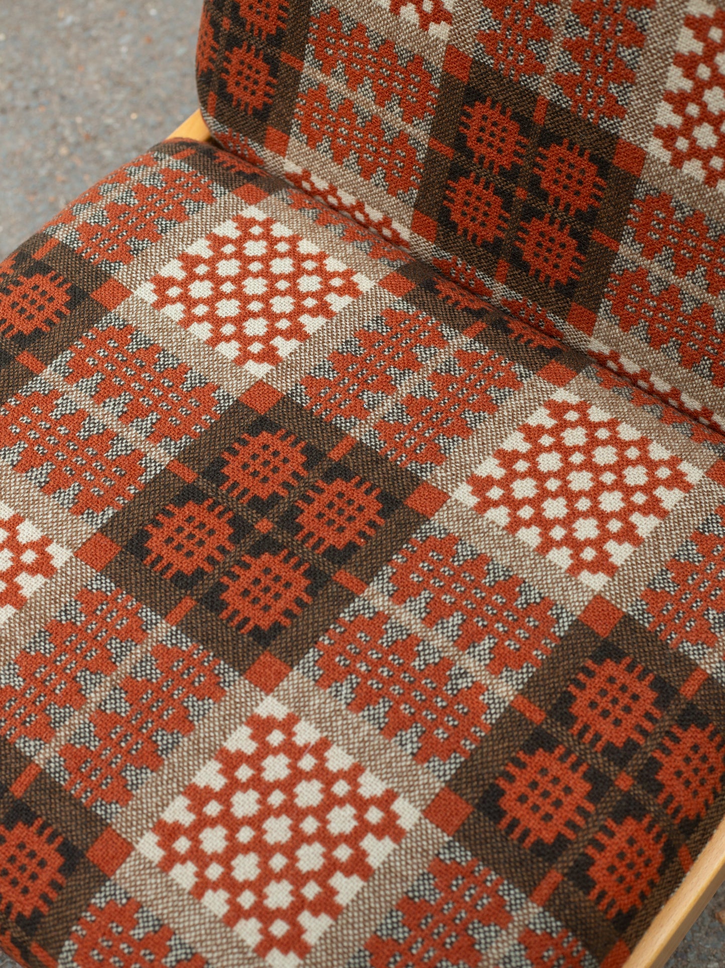 Ercol Blonde 747 Lounge Chair - Welsh Tapestry - Browns