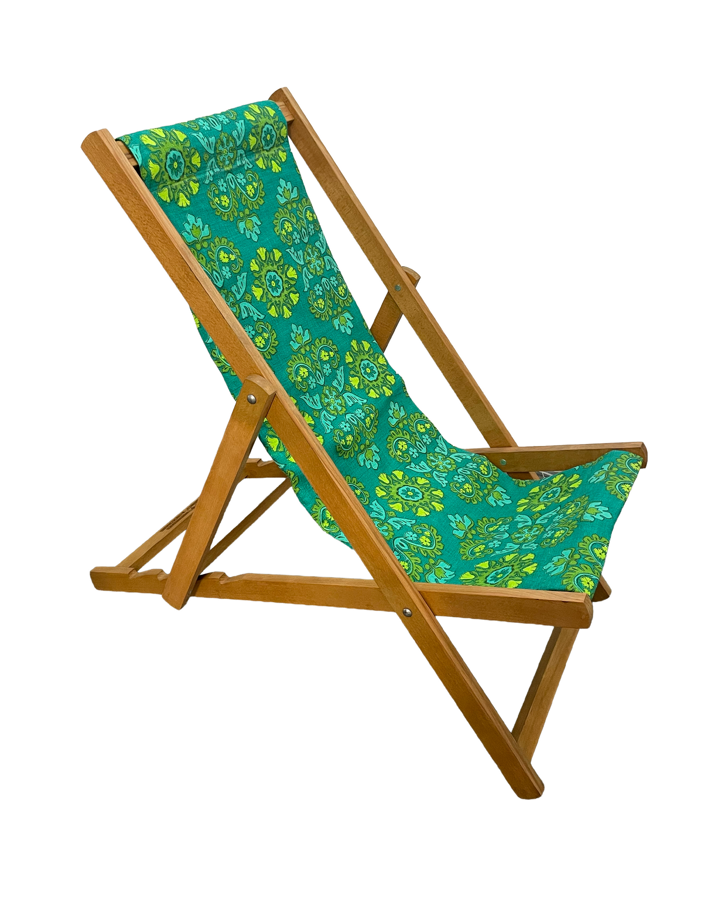 Deckchair - 70's Green Pattern