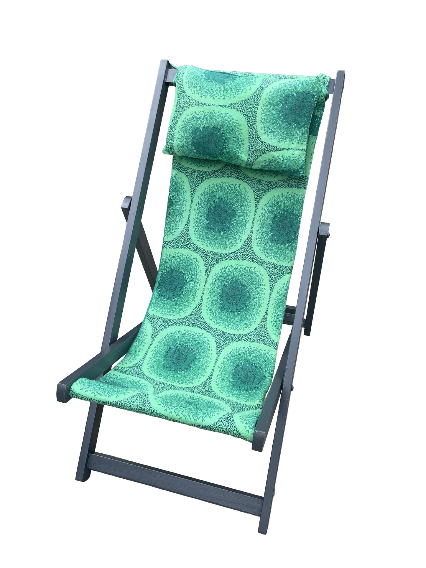 Deckchair - 70's Green Circles