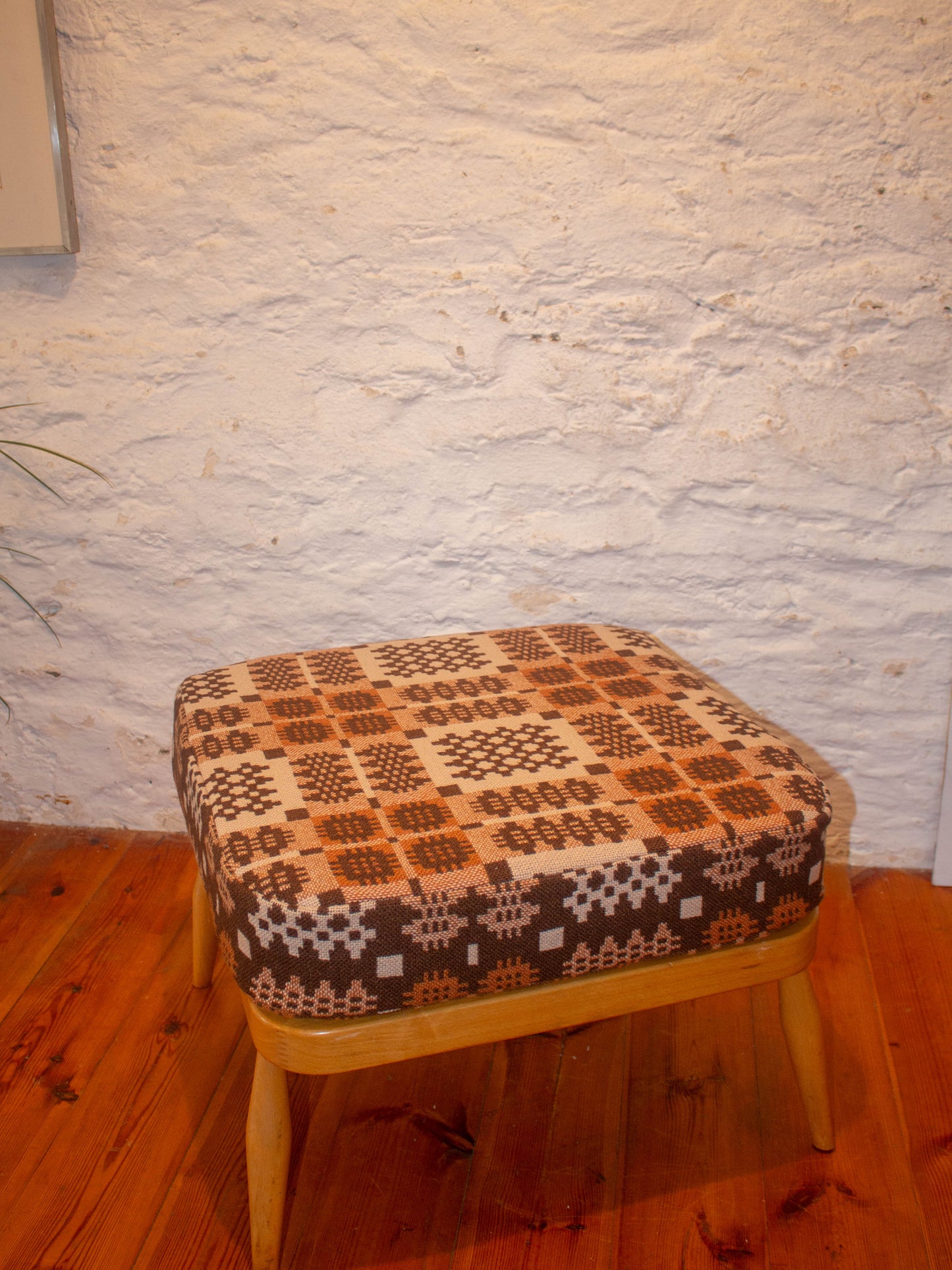 Ercol 205 Footstool - Welsh Tapestry