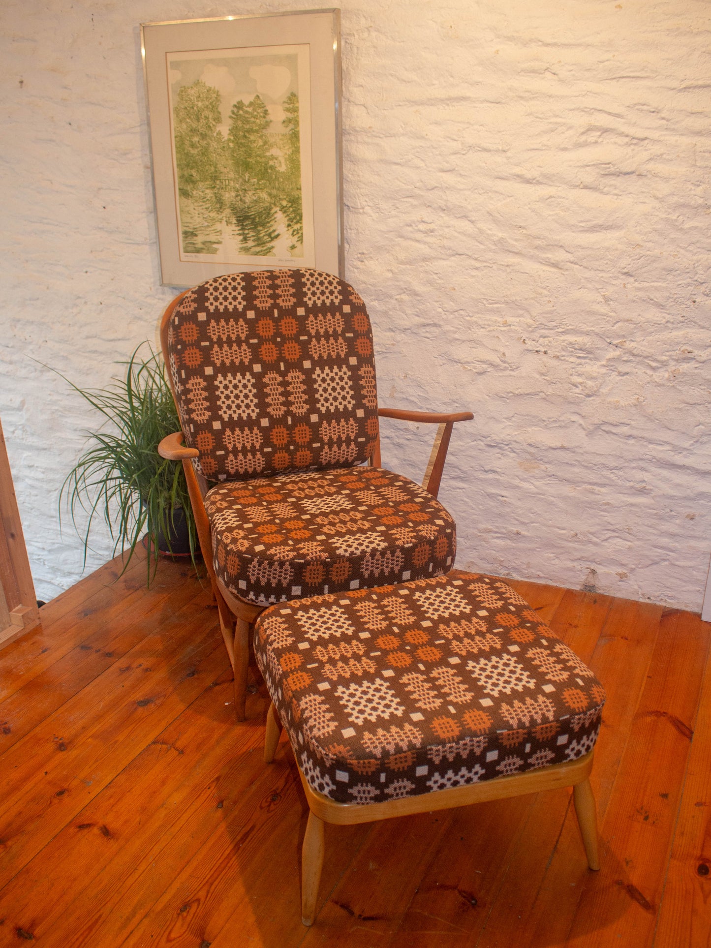 Ercol Windsor 205 Footstool - Fully Restored