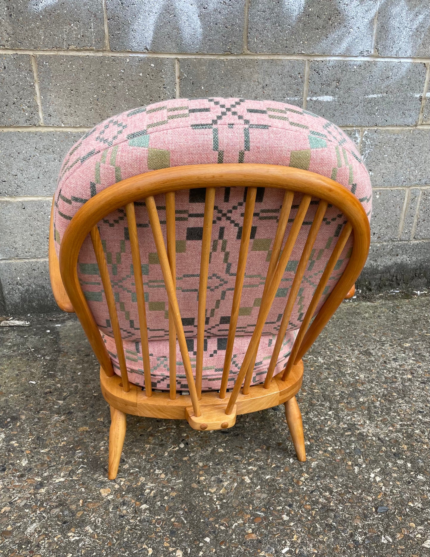 Melin Tregwynt - Vintage Star - Welsh Tapestry - Ercol Windsor 203 Armchair