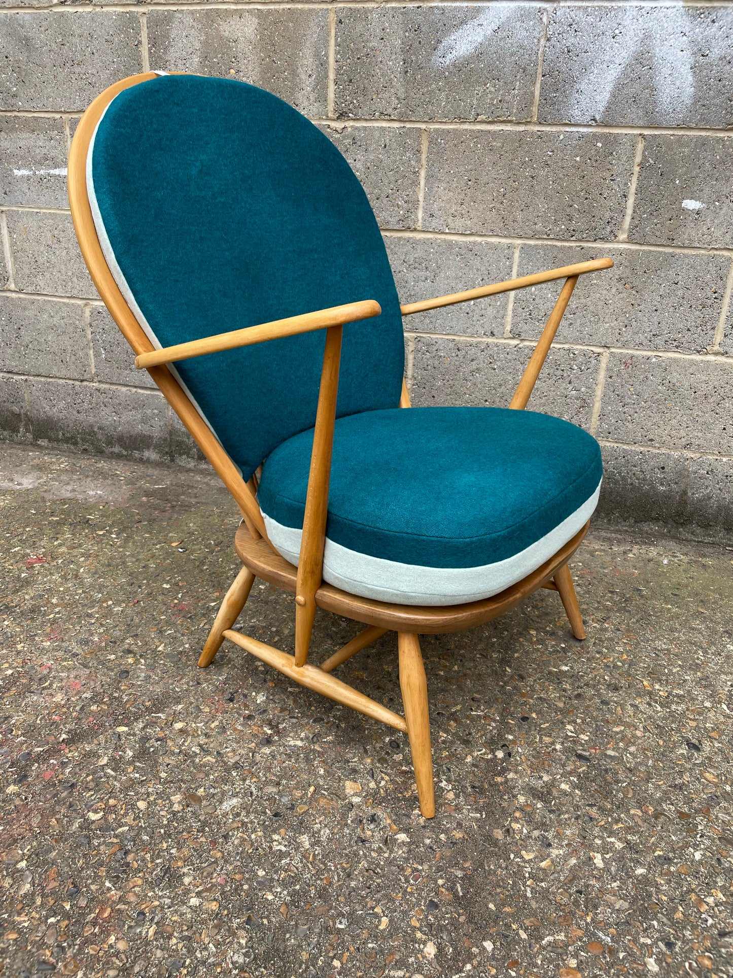 Two Tone  - Choice of Colours - Ercol Windsor 317 Grandfather Tub Chair