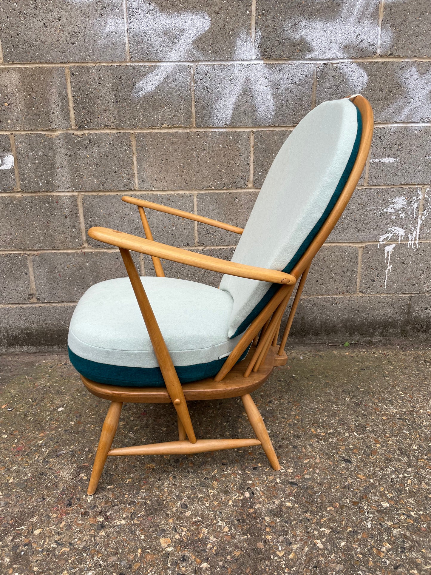 Two Tone  - Choice of Colours - Ercol Windsor 317 Grandfather Tub Chair