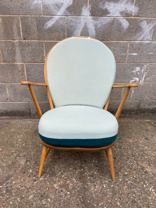 Two Tone  - Choice of Colours - Ercol Windsor 317 Grandfather Tub Chair