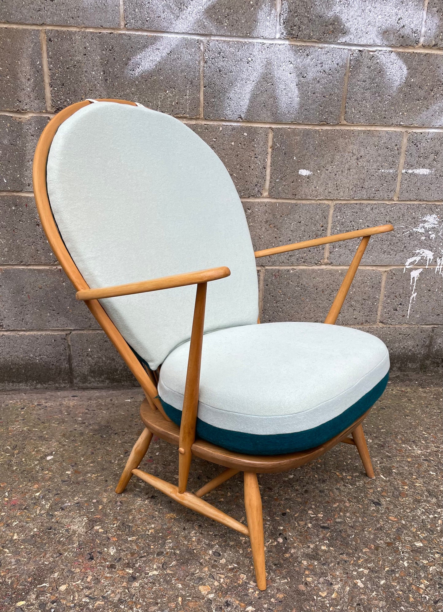 Two Tone  - Choice of Colours - Ercol Windsor 317 Grandfather Tub Chair
