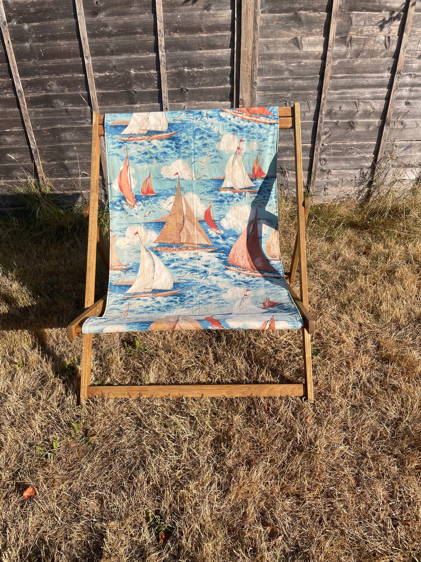 Double Deckchair - Sanderson 1950s Boat pattern