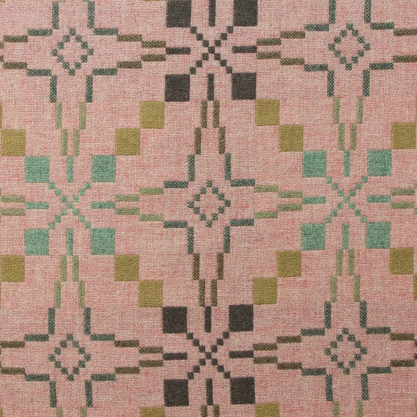 Melin Tregwynt - Vintage Star - Welsh Tapestry- Ercol 478 Evergreen Tall Back Chair.