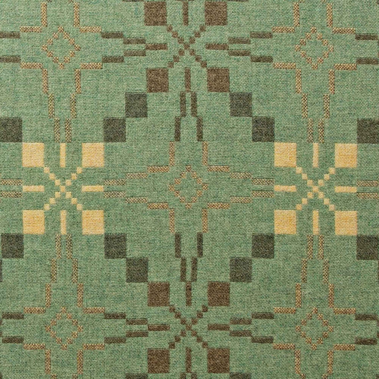 Melin Tregwynt - Vintage Star - Welsh Tapestry- Ercol 478 Evergreen Tall Back Chair.
