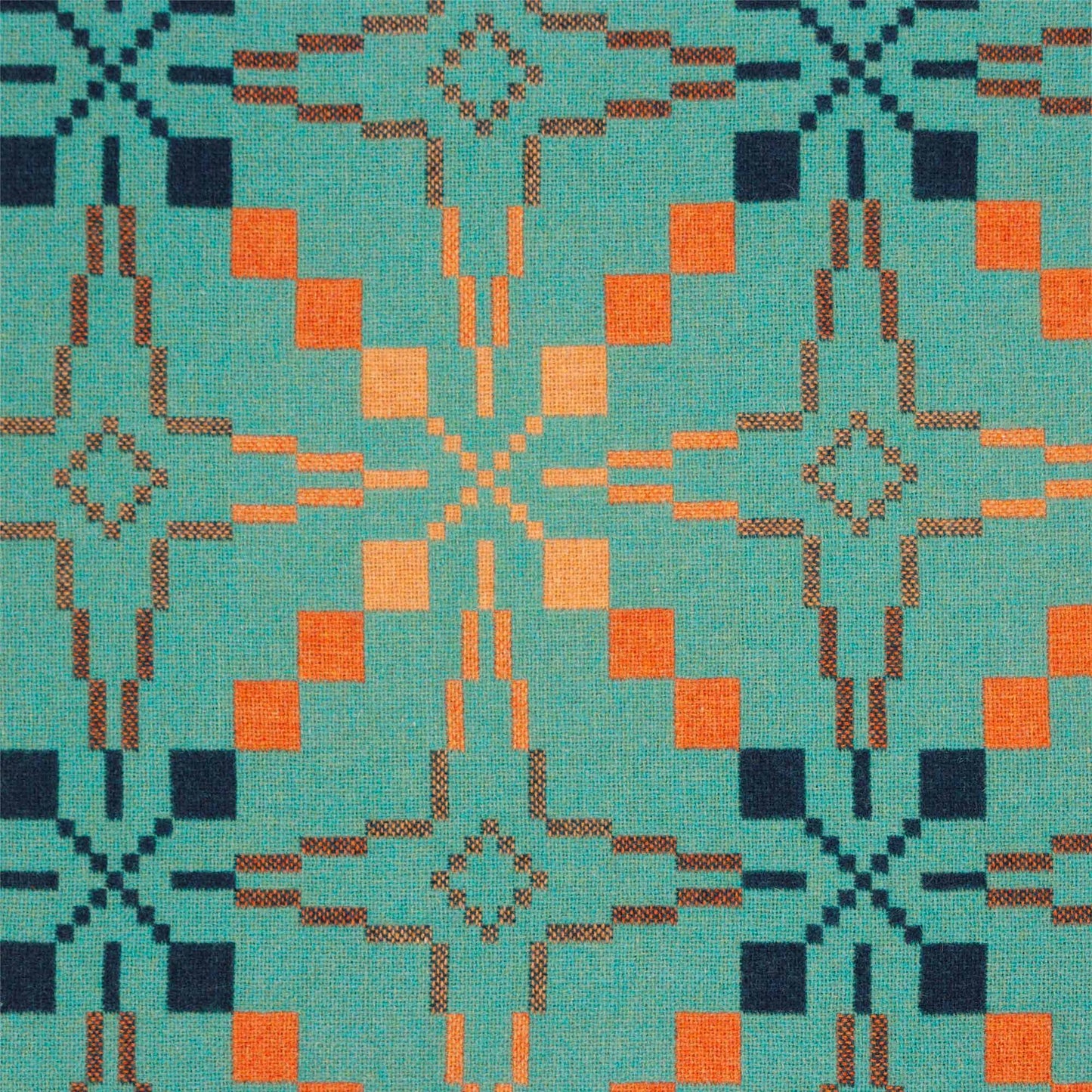 Melin Tregwynt - Vintage Star - Welsh Tapestry- Ercol 478 Evergreen Tall Back Chair.