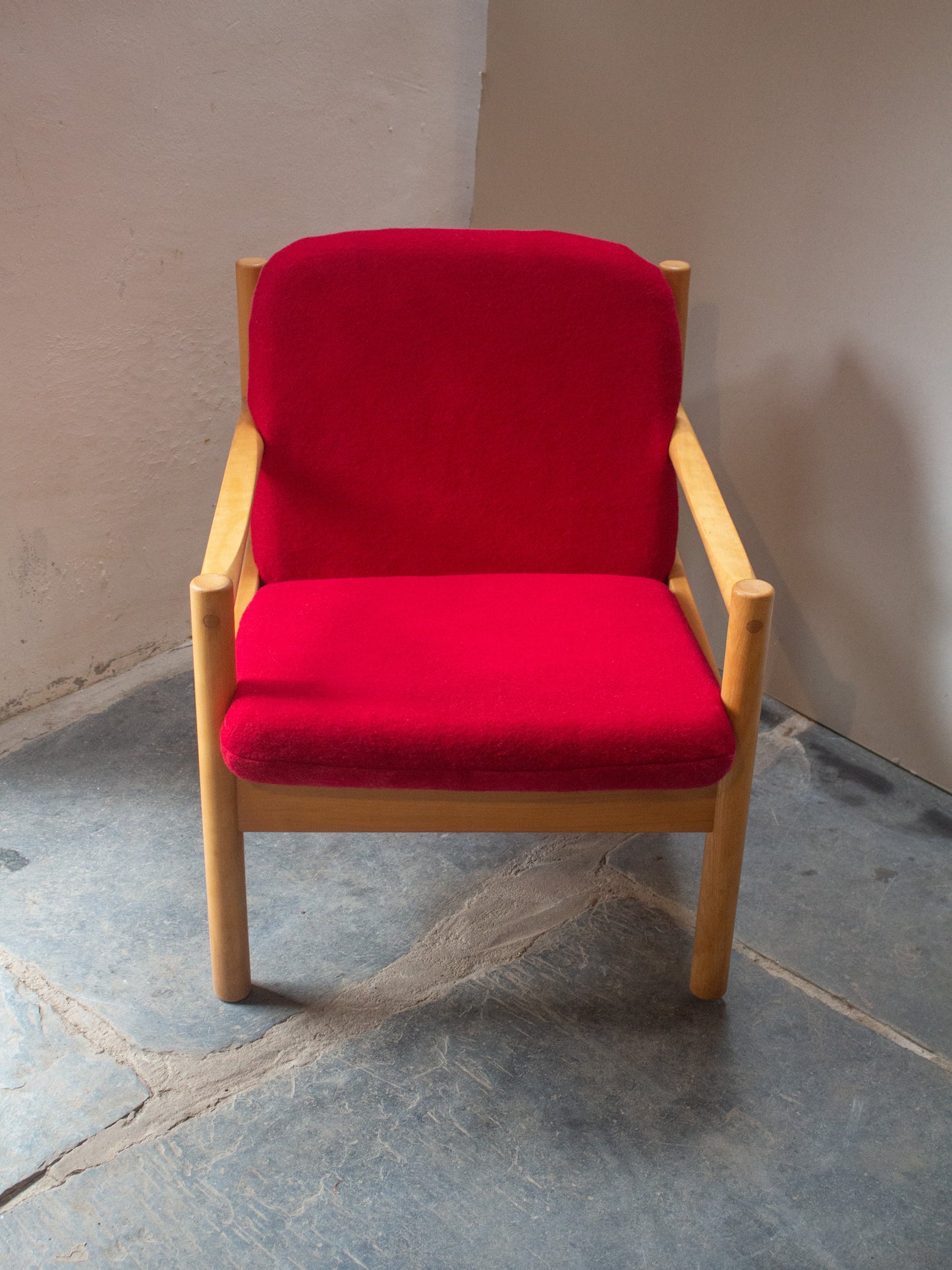 Ercol Modular 749 Lounge Chair - Pink