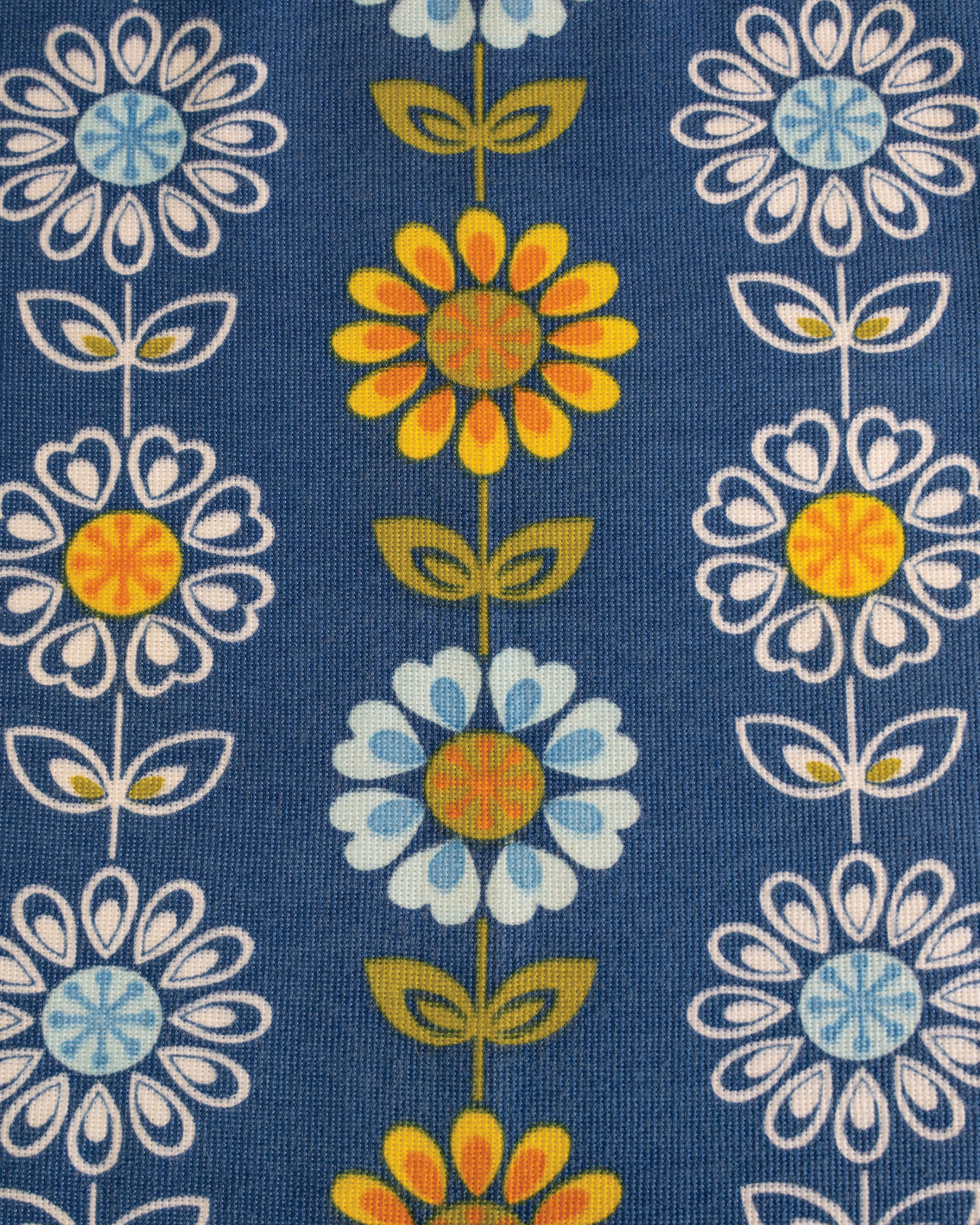 Deckchair - 1960's Blue Flower