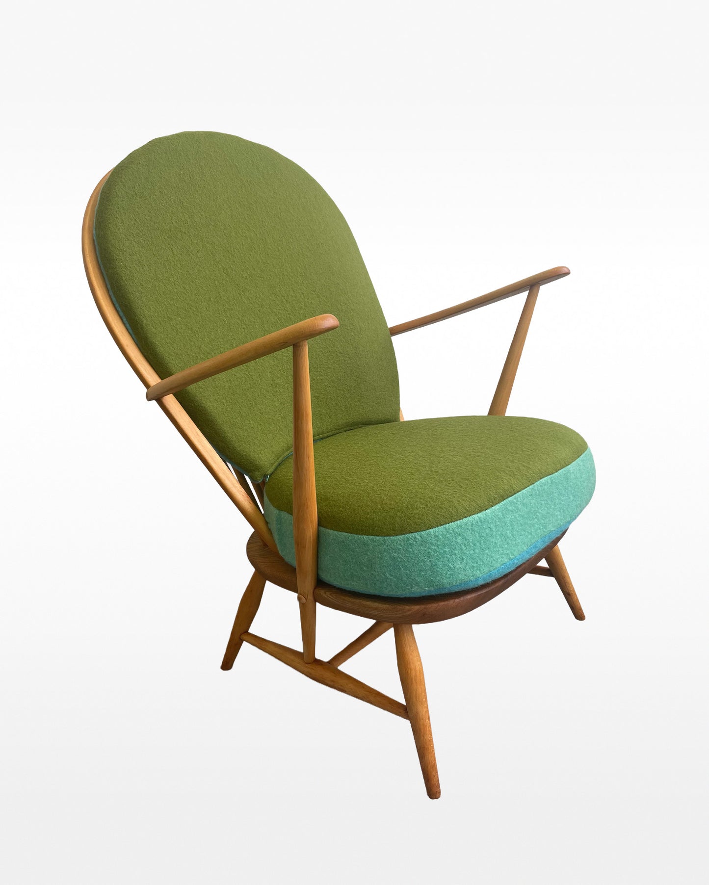Trio Colour Block - Choice of colours - Ercol 317 Grandfather Armchair