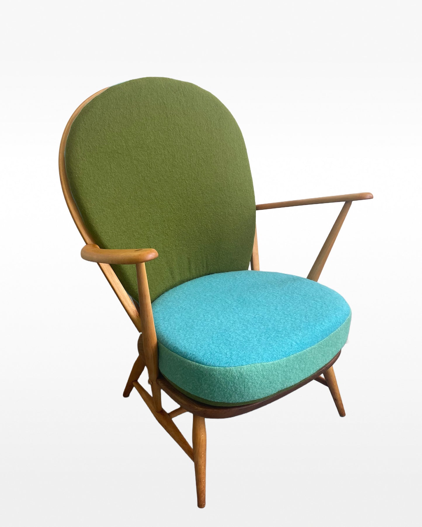 Trio Colour Block - Choice of colours - Ercol 317 Grandfather Armchair