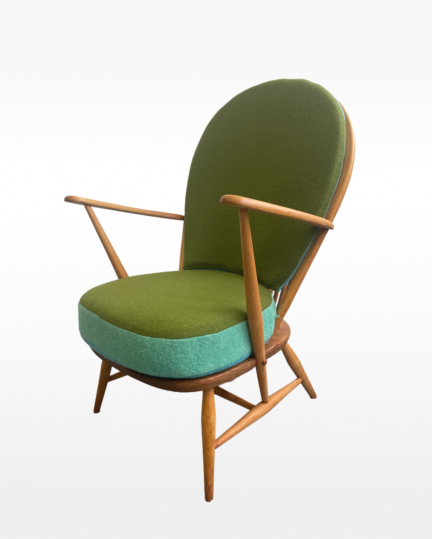 Trio Colour Block - Choice of colours - Ercol 317 Grandfather Armchair