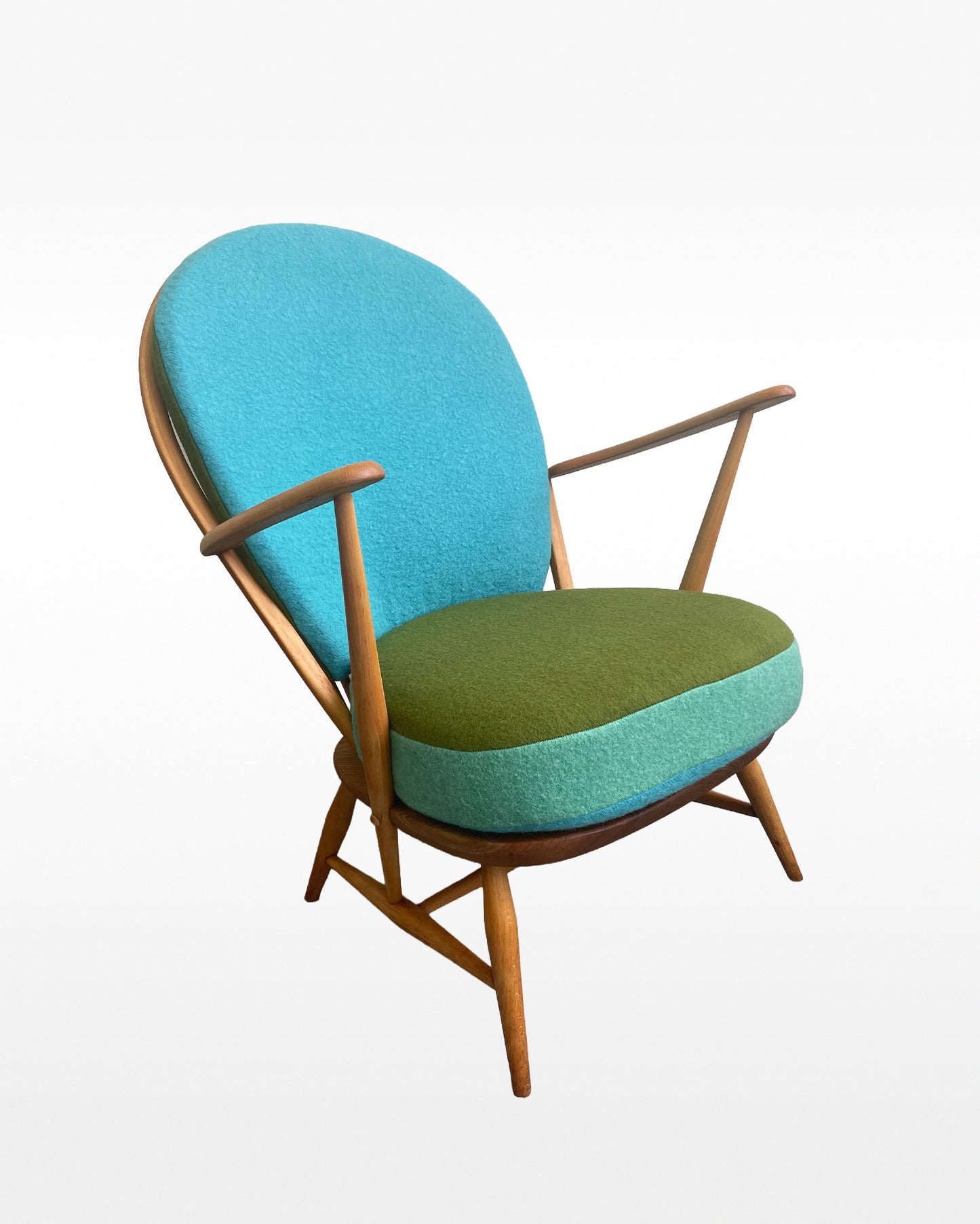 Trio Colour Block - Choice of colours - Ercol 317 Grandfather Armchair