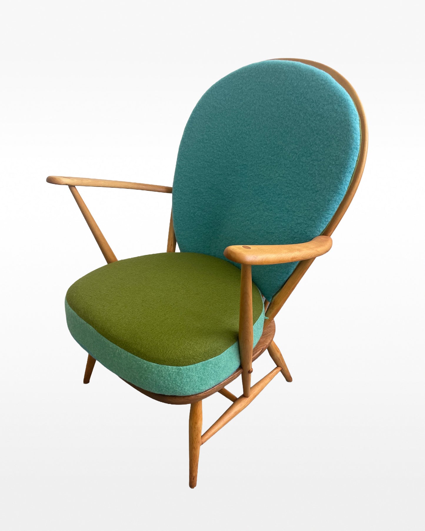 Trio Colour Block - Choice of colours - Ercol 317 Grandfather Armchair