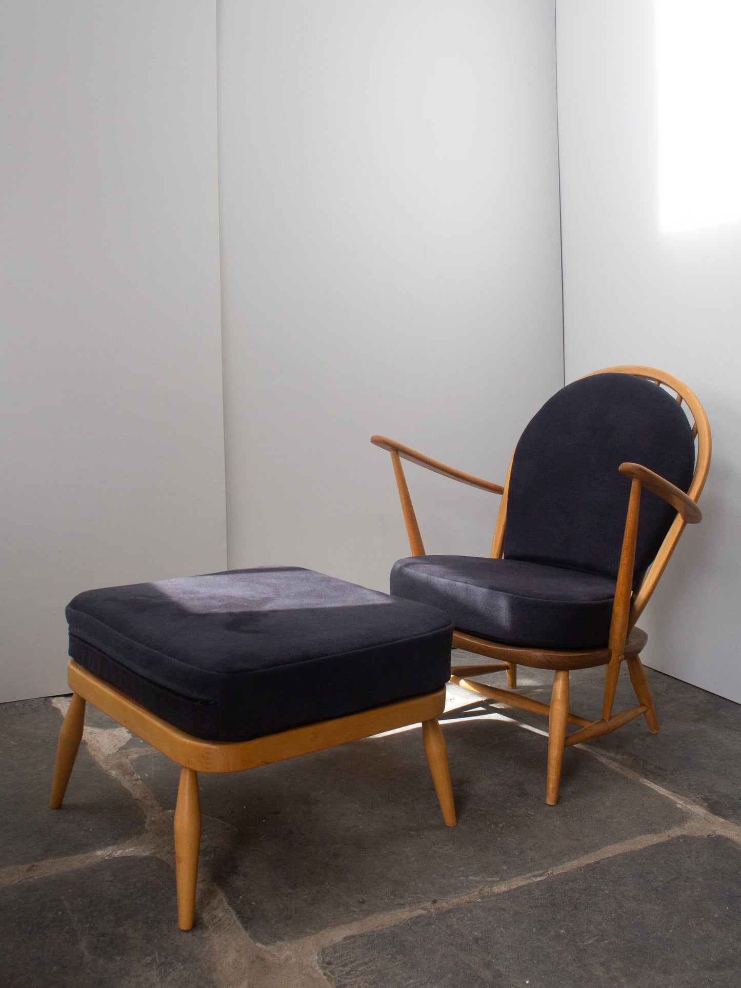 One Colour - Choice of Colours - Ercol Windsor 205 Square Footstool