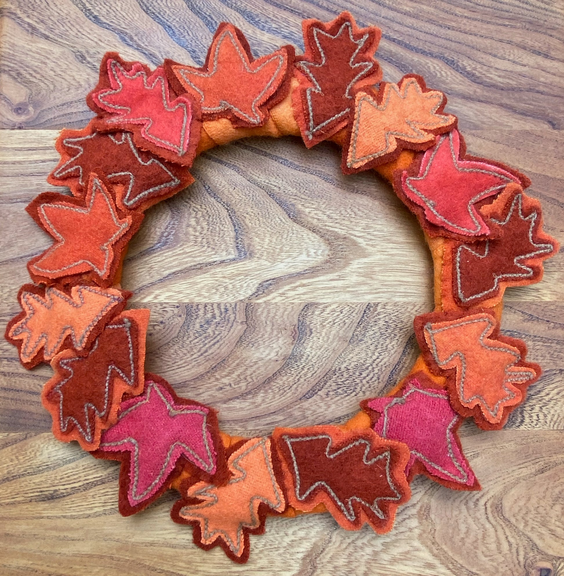 Autumn Wreath - Field Maple with Oak