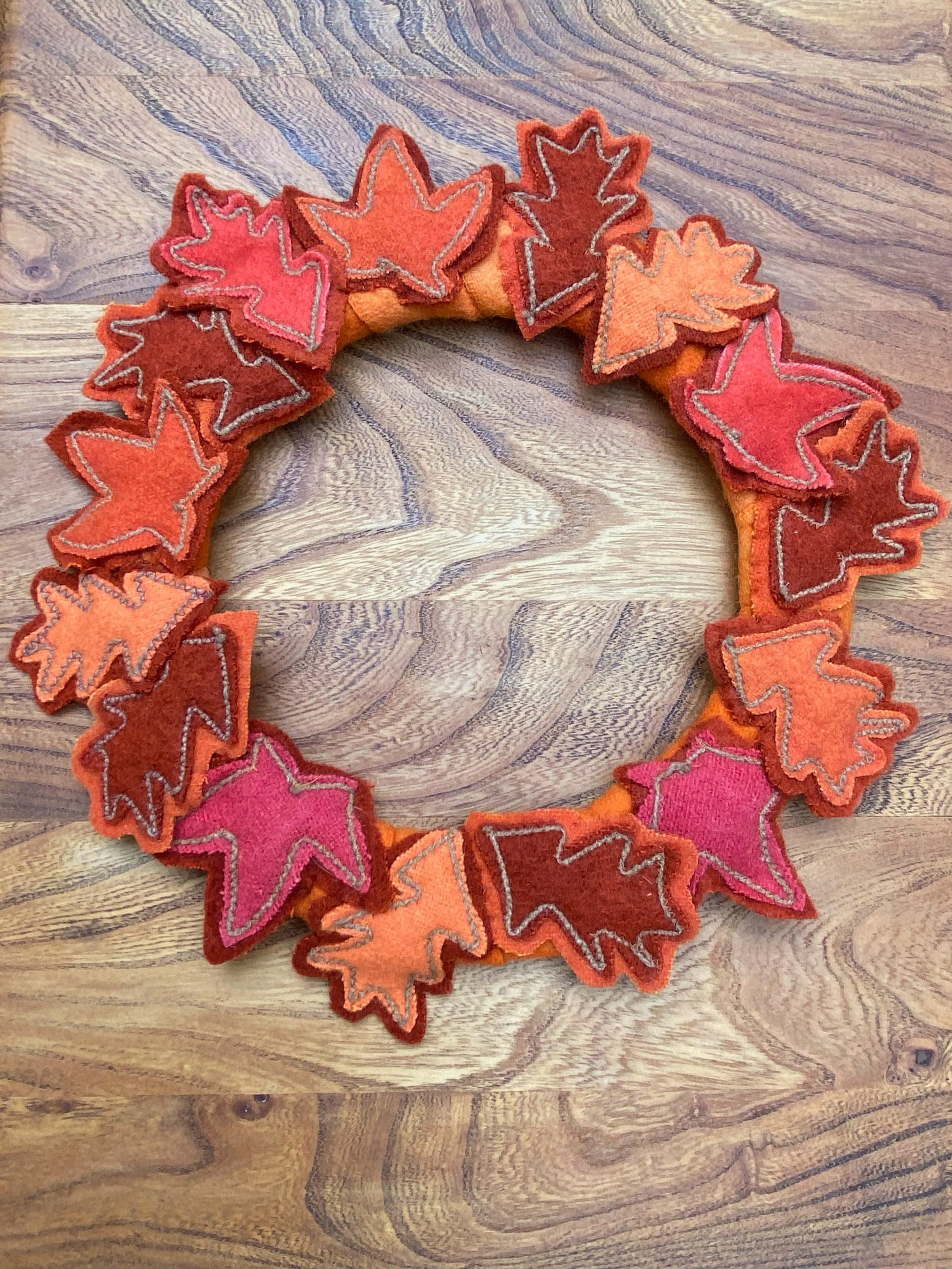 Autumn Wreath - Field Maple with Oak