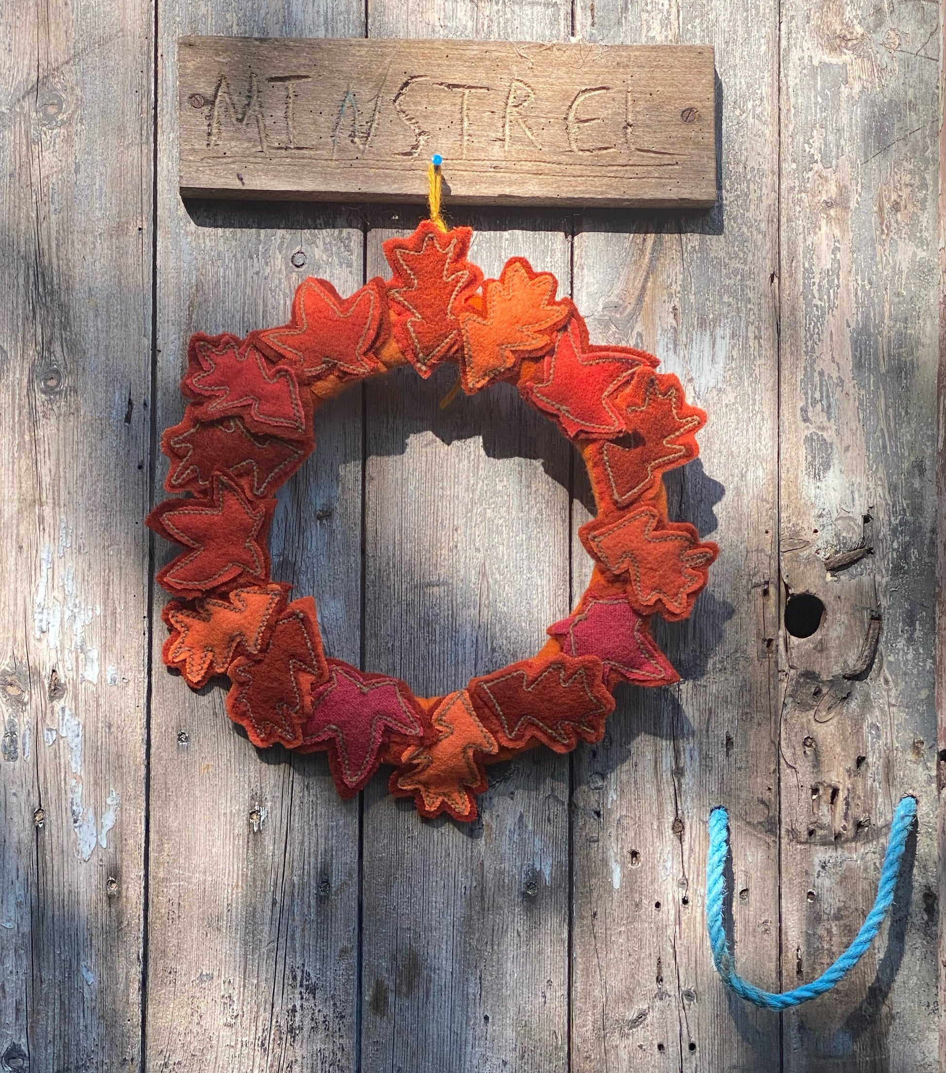 Autumn Wreath - Field Maple with Oak