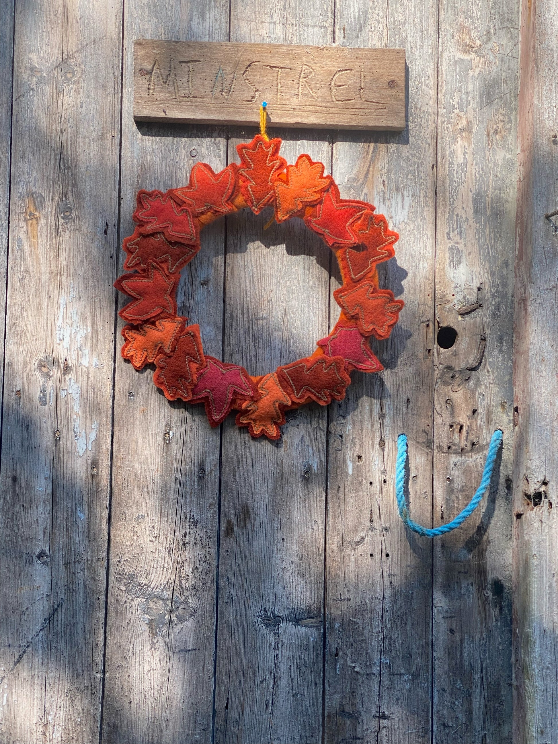 Autumn Wreath - Field Maple with Oak