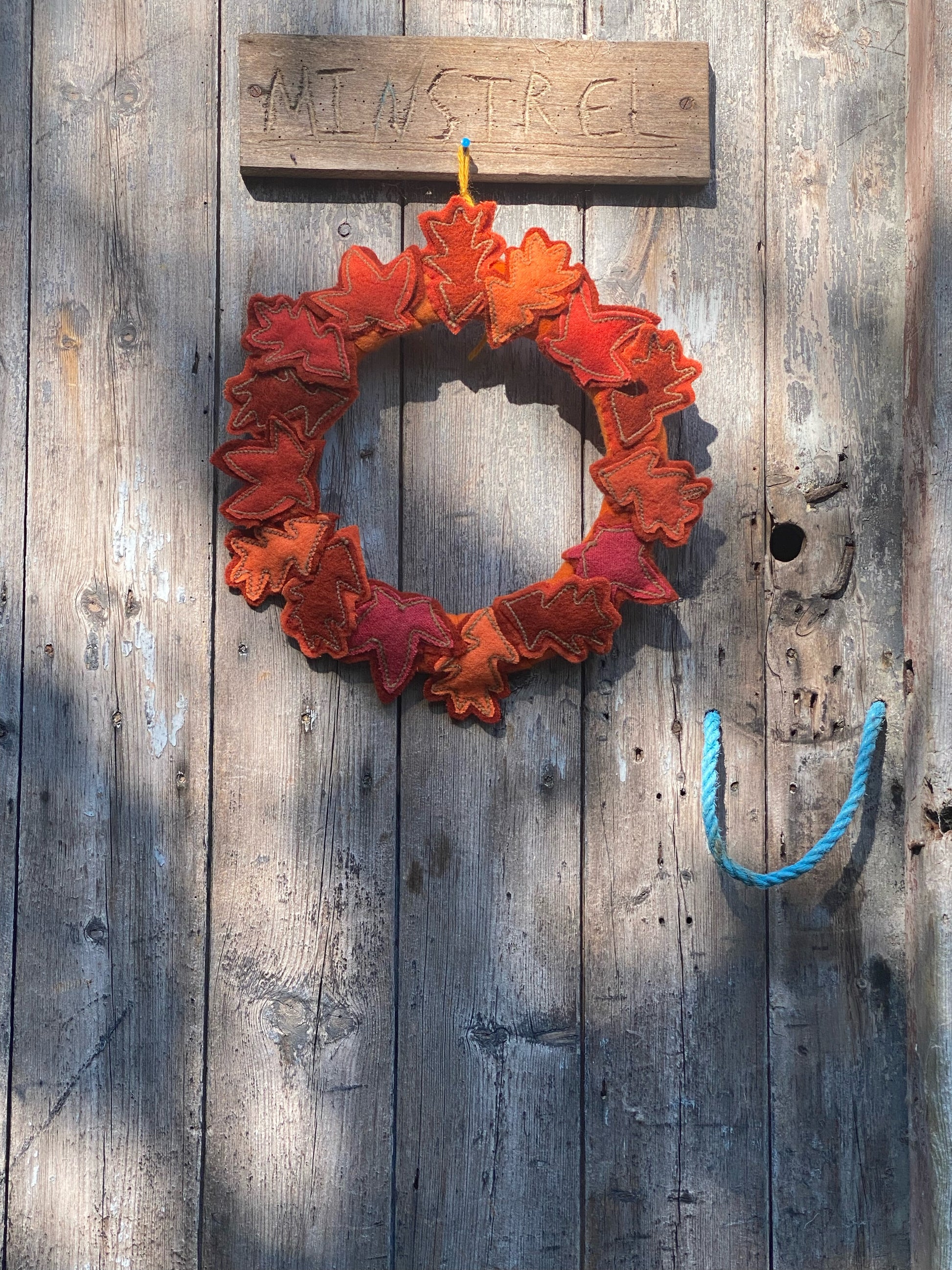 Autumn Wreath - Field Maple with Oak