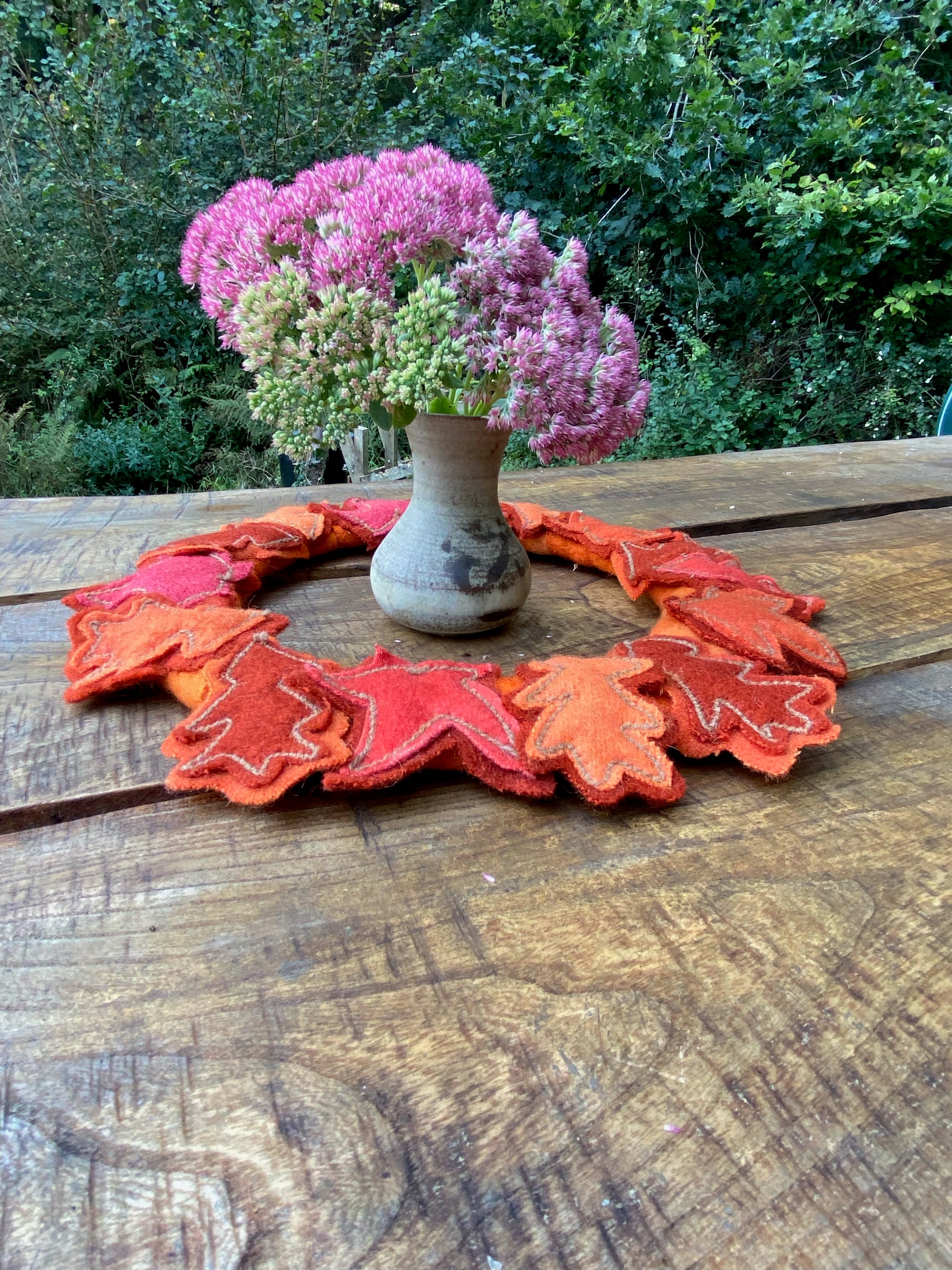 Autumn Wreath - Field Maple with Oak
