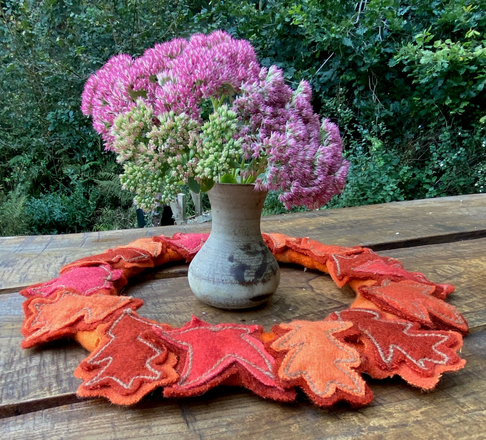 Autumn Wreath - Field Maple with Oak