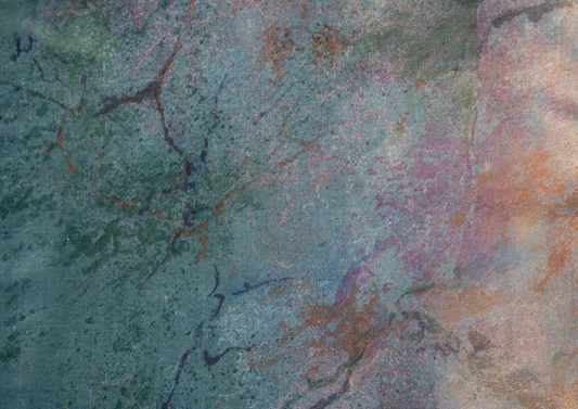 Oil Cloth Tablecloth - Blue Marble