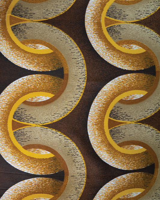 Deckchair - 1970's Brown Pattern