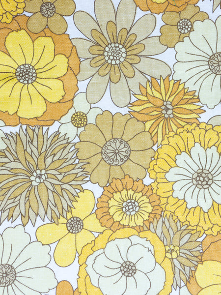 Deckchair - 70's Flowers - Yellow