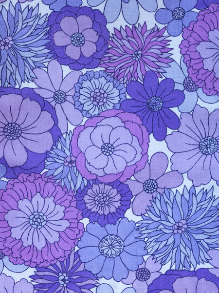 Deckchair - 70's Flowers - Purple