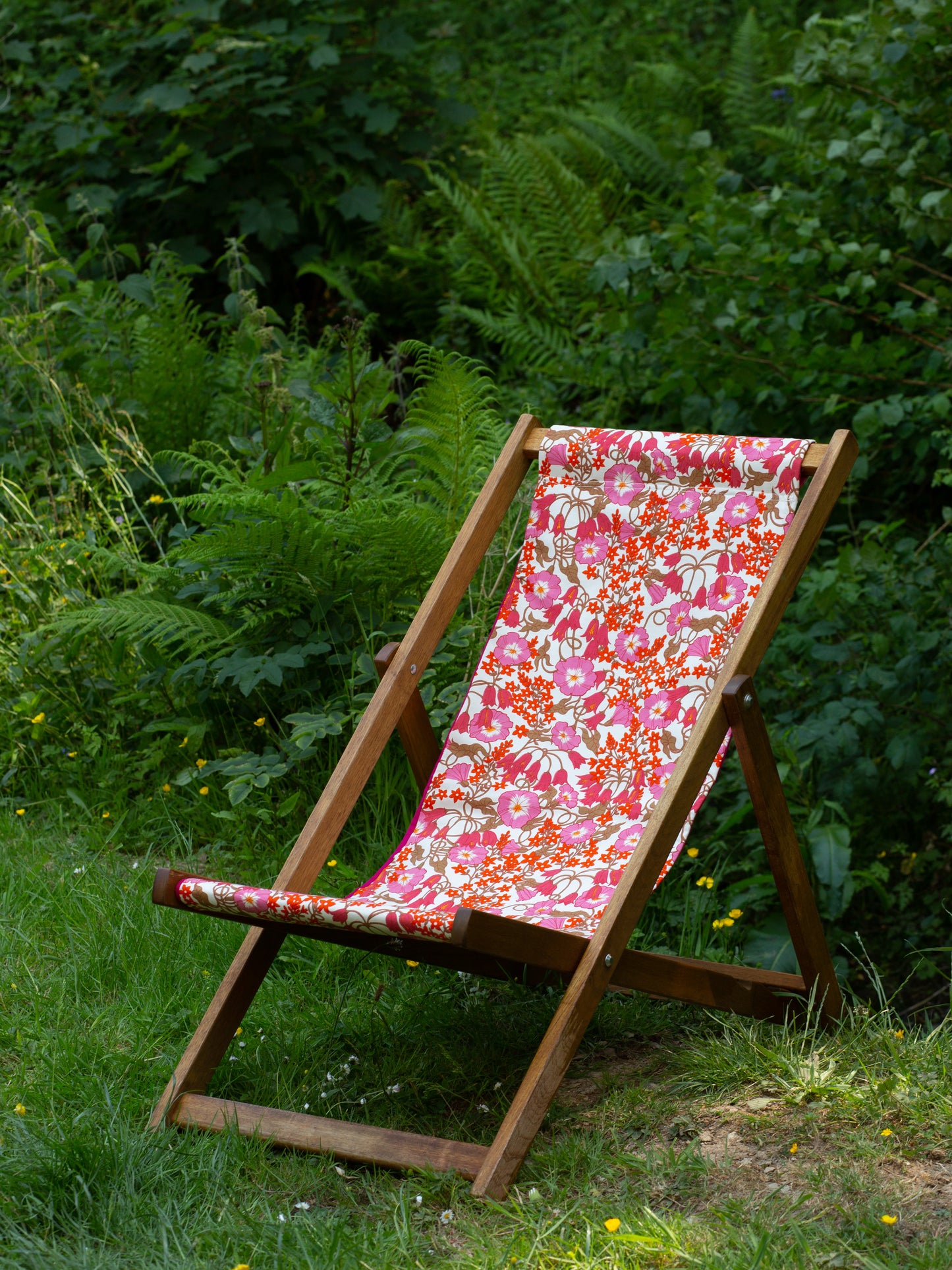 Deckchair - ‘Arden’ Floral - Yellow