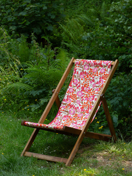 Deckchair - Cottage Garden - Pink