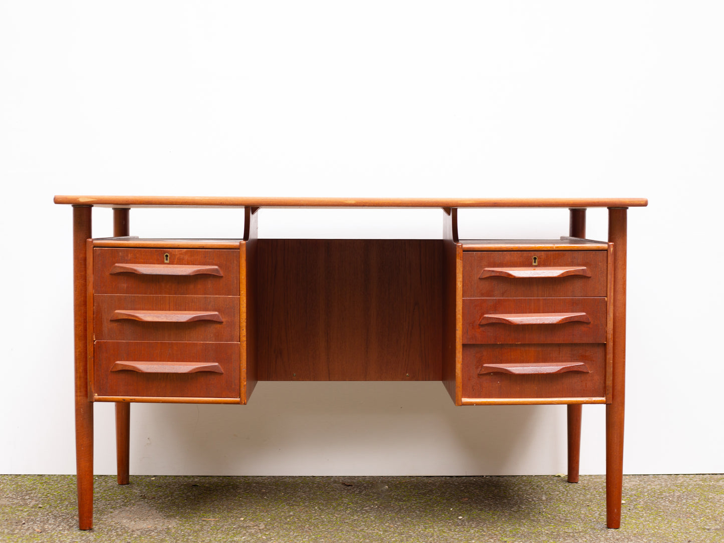 Mid Century Danish Teak Desk - Fully Restored