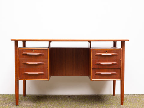 Mid Century Danish Teak Desk - Fully Restored