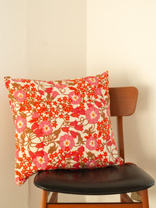 Floral Cushion - Cottage Garden - Pink - Small