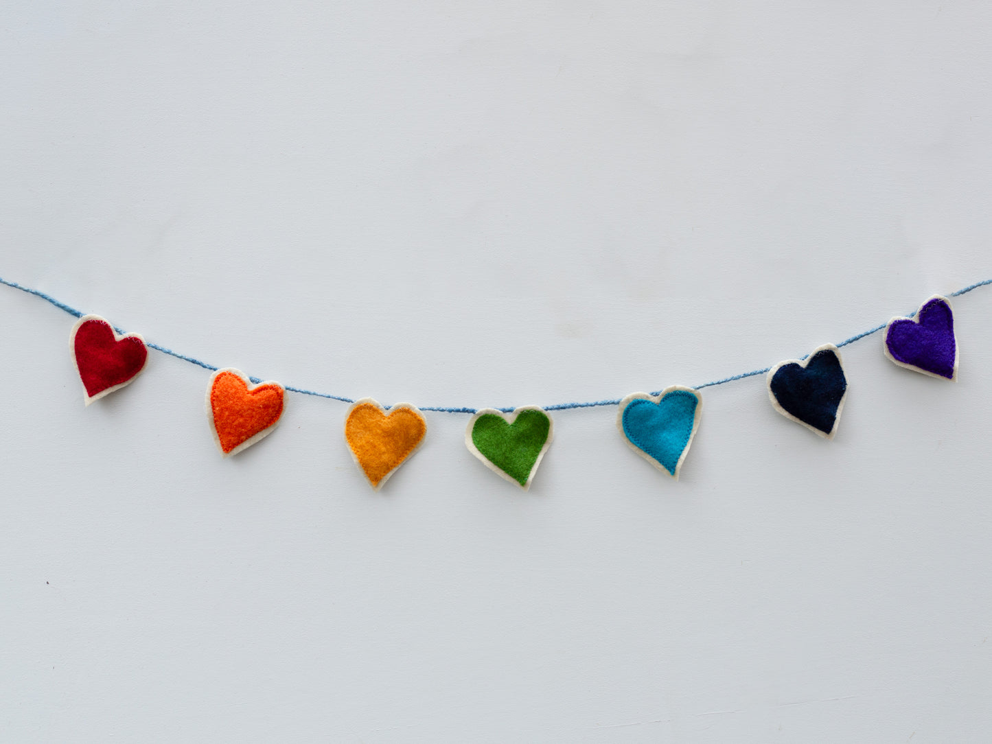 Heart String - Bunting - Rainbow