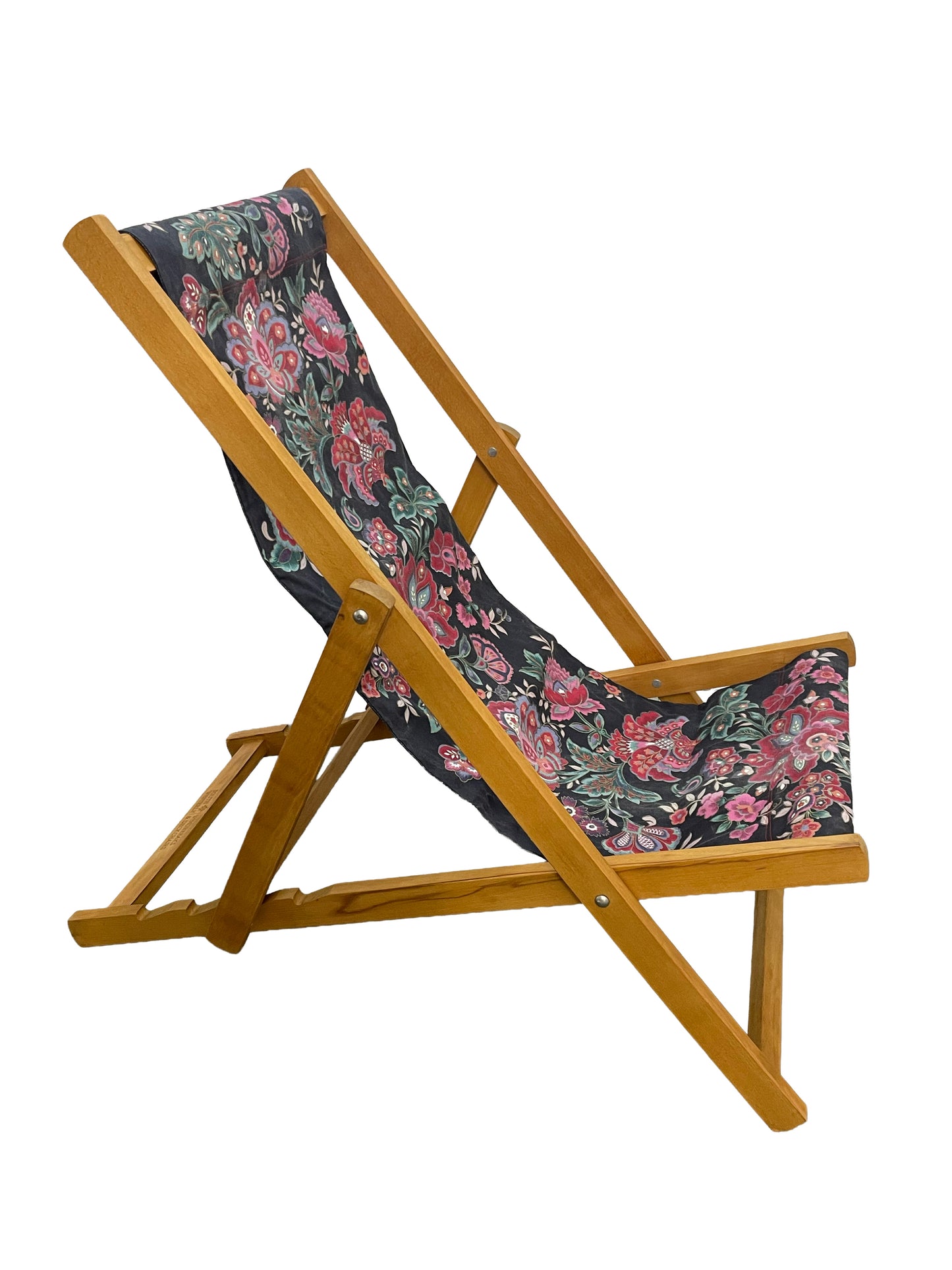 Deckchair - Paisley - Red & Black