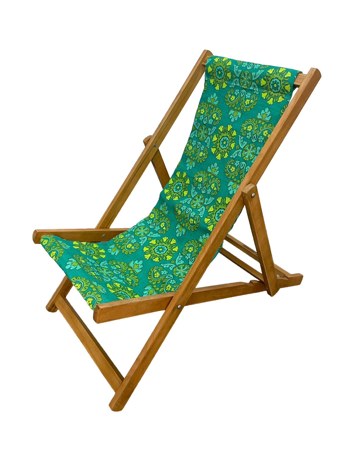 Deckchair - 70's Green Pattern
