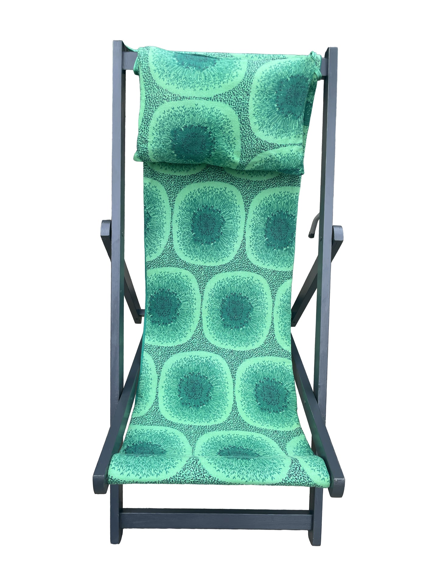 Deckchair - 70's Green Circles