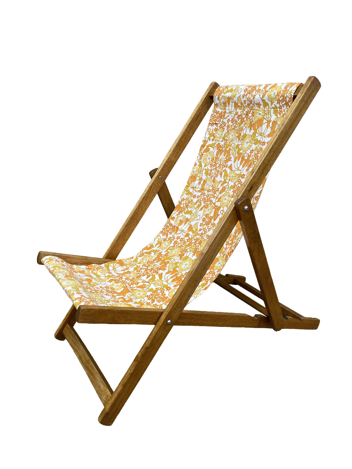 Deckchair - ‘Arden’ Floral - Yellow