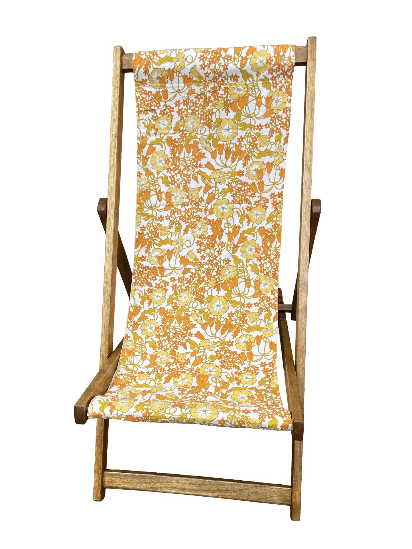 Deckchair - ‘Arden’ Floral - Yellow