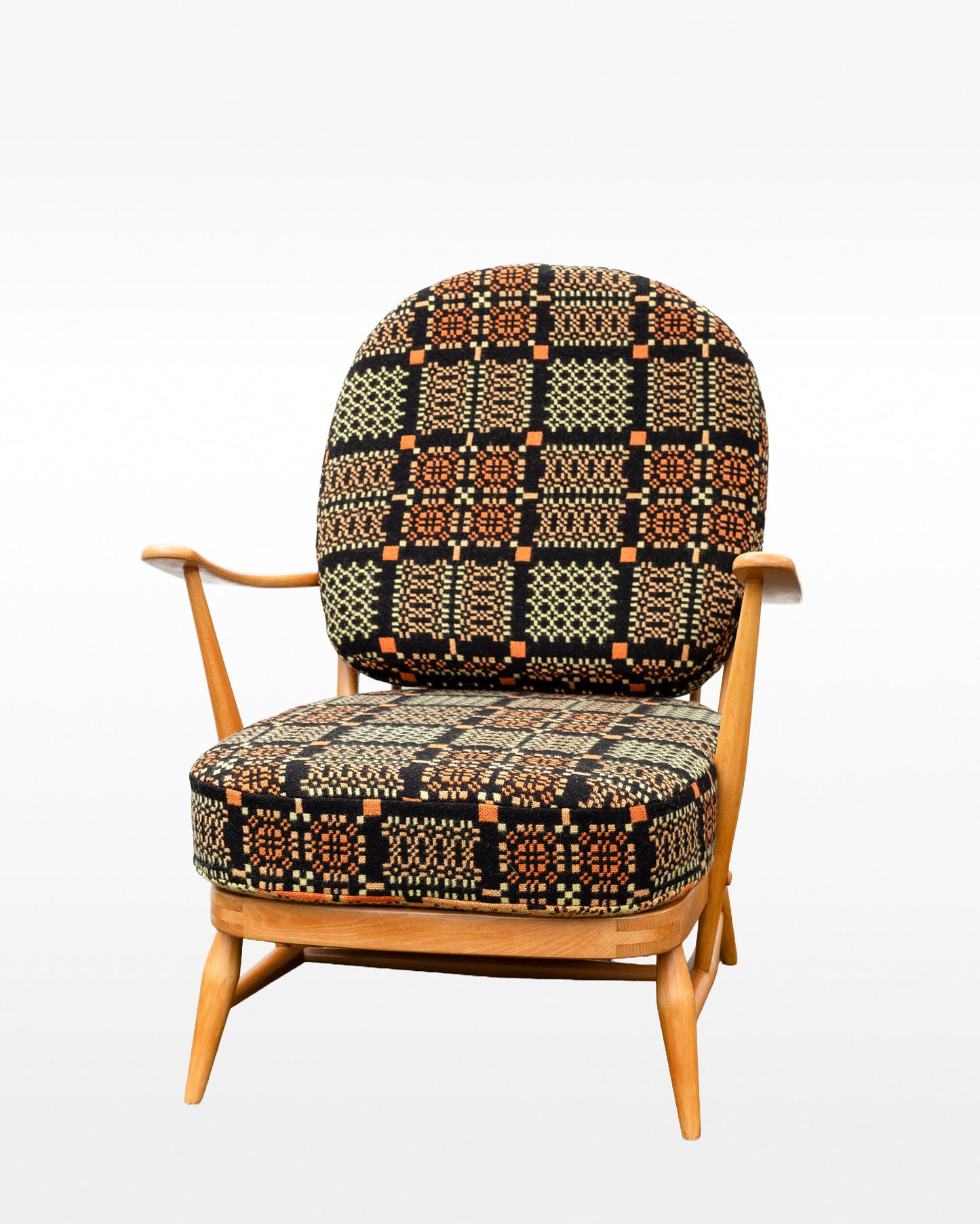Vintage Welsh Tapestry - Choice of Fabrics - Ercol Windsor 203 Armchair.