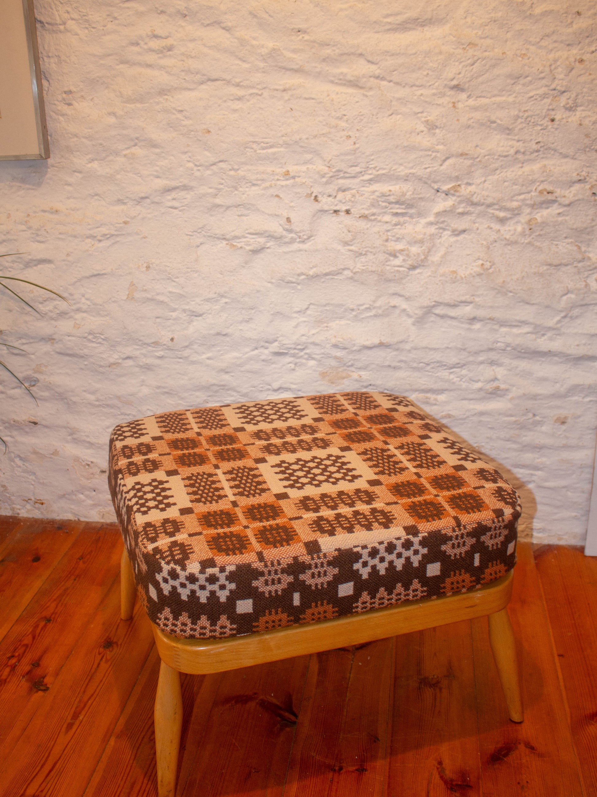 Ercol 205 Footstool - Welsh Tapestry 