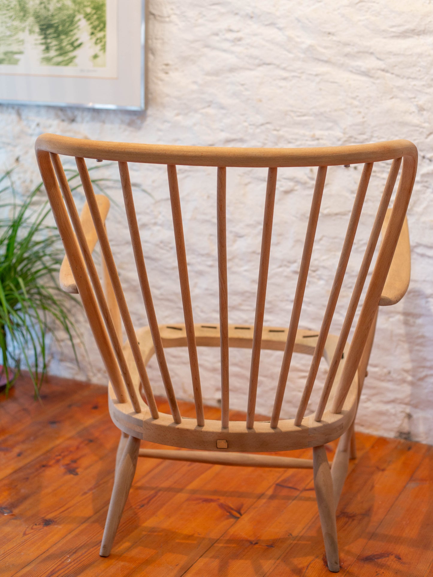  Ercol 477 Double Bow Low Back Easy Chair - Fully Restored
