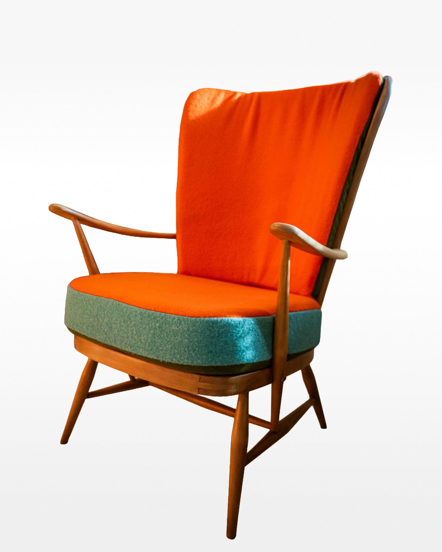 Trio Colour Block - Choice of Colours - Ercol Evergreen 478 High Back Armchair